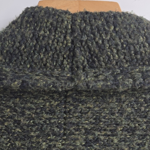 By Anthropologie Josie Cardigan Sweater‎ Chunky Knit Holly Green - Picture 14 of 15